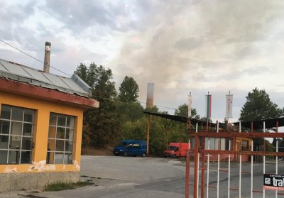 Пожар гори в цех на Захарния комбинат в Пловдив