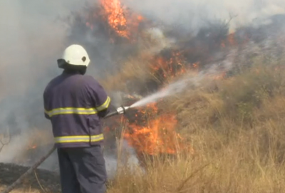 Остава динамична ситуацията с пожара между Хасково и Стара Загора
