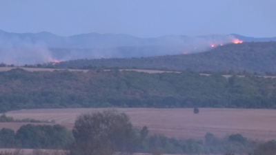 Три пожара горяха в Хасковска област следобед