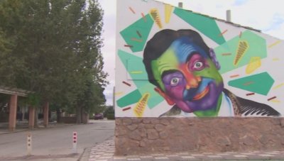 Испанско градче се превърна в графити галерия