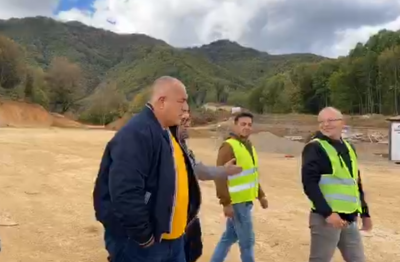 Борисов инспектира строителството на новия граничен пункт с Гърция