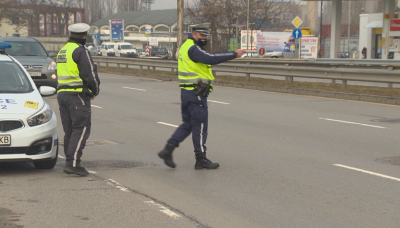 Акция на полицията срещу нарушения на пътя