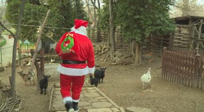 Дядо Коледа посети Варненския зоопарк