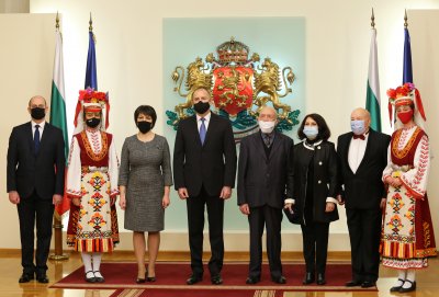 Александър Балкански, Въто Христов и Мария Колева получиха Почетния знак на президента
