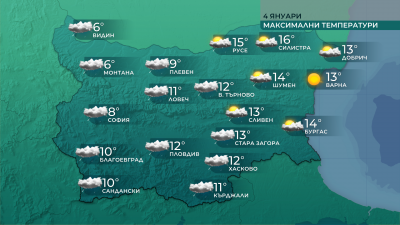 В Западна България – много дъждовно, в Източна все още топло