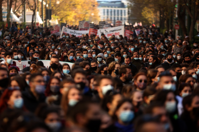Протести на студенти и преподаватели в Гърция