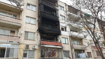 Пожар пламна в жилищна кооперация в Пловдив