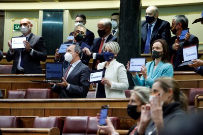 Конгресът на депутатите долната камара на парламента на Испания окончателно