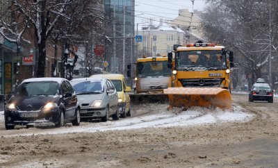 136 снегорина са обработвали улиците на София през нощта