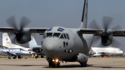 Военен самолет Спартан извърши полет от София до Задар Република