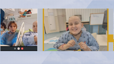 Борба за живот: 10-годишният Дени след трансплантация на стволови клетки в Израел