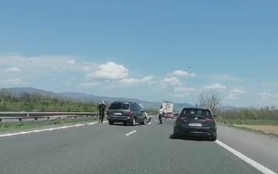 Верижна катастрофа на АМ Хемус в посока Варна затрудни движението