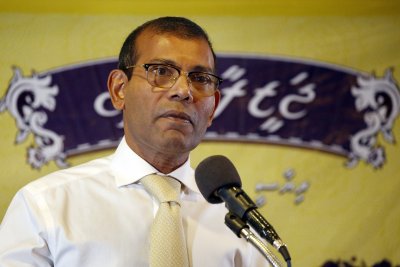 Бившият президент на Малдивите Мохамед Нашид който сега е председател