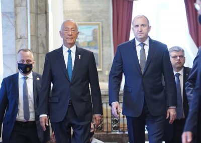 Румен Радев посрещна португалския президент