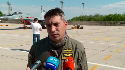 Майор Валентин Терзиев е военен пилот от Българските ВВС