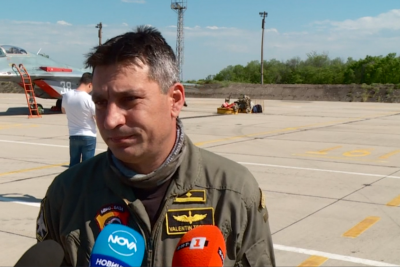 Пилотът на падналия МиГ-29 е майор Валентин Терзиев, началник щаб на ескадрила