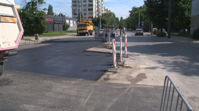 Продължава ремонтът по бул. "Тодор Каблешков"