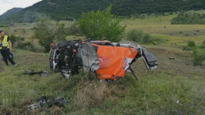 Пострадалият на рали Сливен пилот е без опасност за живота