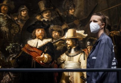 Шедьовър на Рембранд беше изложен в Амстердам след реконструкция Става дума