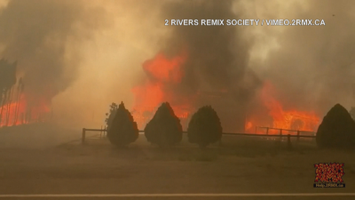 90% от канадско село са изпепелени в горски пожар