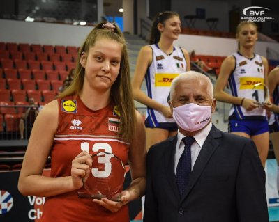 Ива Дудова бе избрана за най-добър диагонал на Европейското за девойки U16