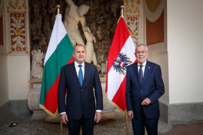 Румен Радев разговаря с австрийския президент на среща в Залцбург
