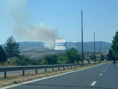 Два пожара бушуват край благоевградското село Бучино По големият от тях е