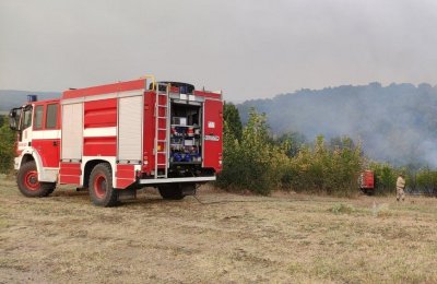 60 души пожарникари служители на хасковското общинско предприятие Екопрогрес