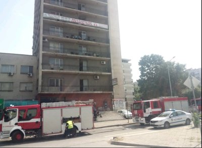 Пожар горя в стая над частен старчески дом в Пловдив