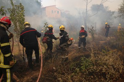 Пети ден бушуват пожарите в Гърция и Турция