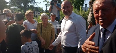 В Болярово президентът Румен Радев поднесе цветя пред Паметника на