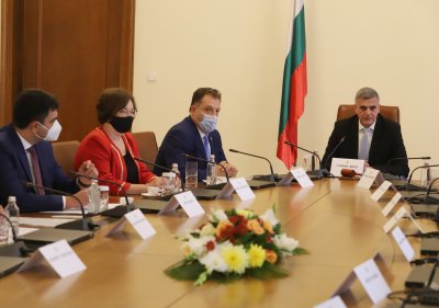 Служебният премиер Стефан Янев прие на среща в Министерския съвет