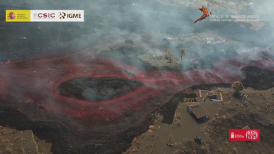 Вулканът на остров Ла Палма изригва все по интензивно през последните