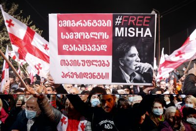 Нов протест в Грузия в подкрепа на Саакашвили