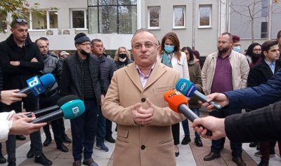 Кметът на Сандански Атанас Стоянов който в деня на изборите