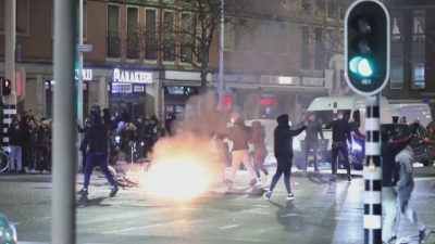 За трета поредна нощ продължават протестите в Нидерландия срещу ковид