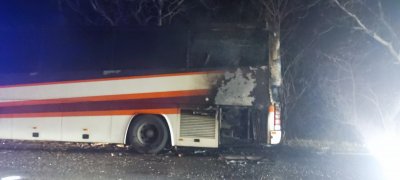 Автобус се самозапали в движение в Прохода на републиката