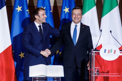 Италия и Франция подписаха договор за засилено двустранно сътрудничество на