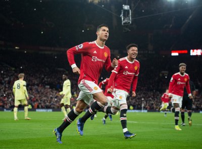 Роналдо се контузил при отпразнуването на победния гол срещу Арсенал