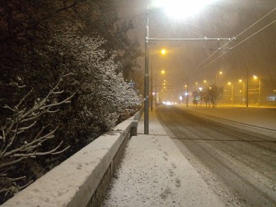 Истинска зима в София