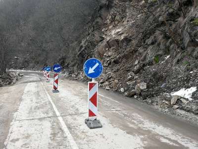 Временно се ограничава движението по път II 82 София Самоков