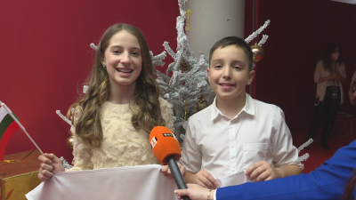 Българските представители на Детската Евровизия Денислава и Мартин успяха да