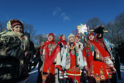 В Украйна отбелязват Коледа по Юлианския календар (Снимки)