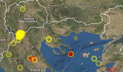 Разказ от първо лице за силното земетресение в Гърция