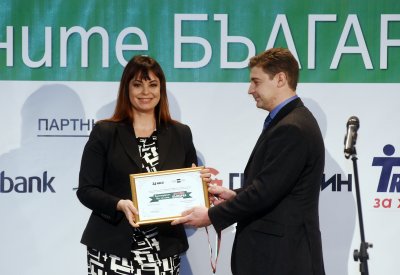 Мариана Векилска и екипът на „България в 60 минути“ с отличие „Достойните българи”