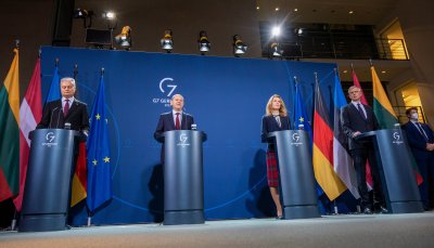 На среща с лидерите на балтийските държави германският канцлер увери