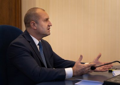 Президентът Румен Радев приема на среща представители на български организации