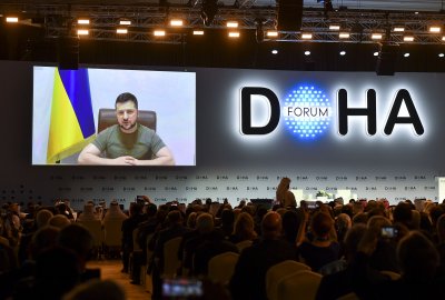Зеленски направи изненадващо видеообръщение към Форума в Доха