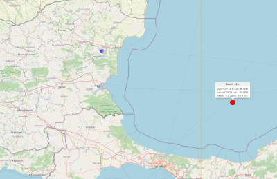 Земетресение с магнитуд 5.0 в Черно море е усетено у нас