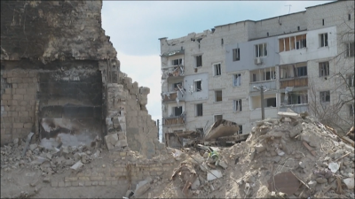 Бородянка след обстрелите - над 200 спасители претърсват града за изчезнали хора